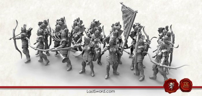 Shieldmaiden Archers Regiment (20) (Qs) (Pre order)